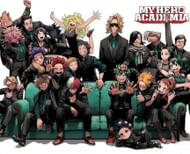 The main cast at the end of the manga (Image via Shueisha).